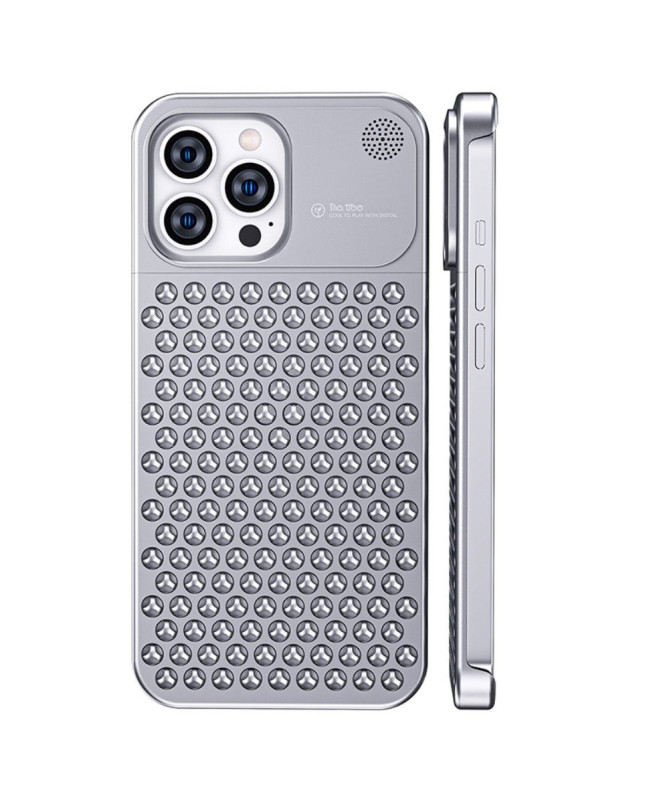 Coque Aérée en Alliage d'Aluminium pour iPhone 15 Pro
