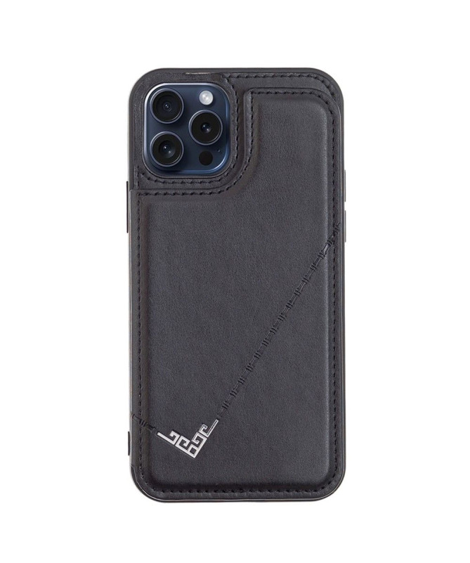 Coque iPhone 15 Pro Porte-Cartes avec Design en V