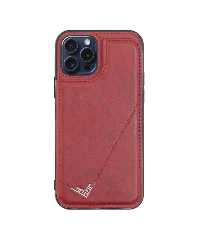 Coque iPhone 15 Pro Porte-Cartes avec Design en V