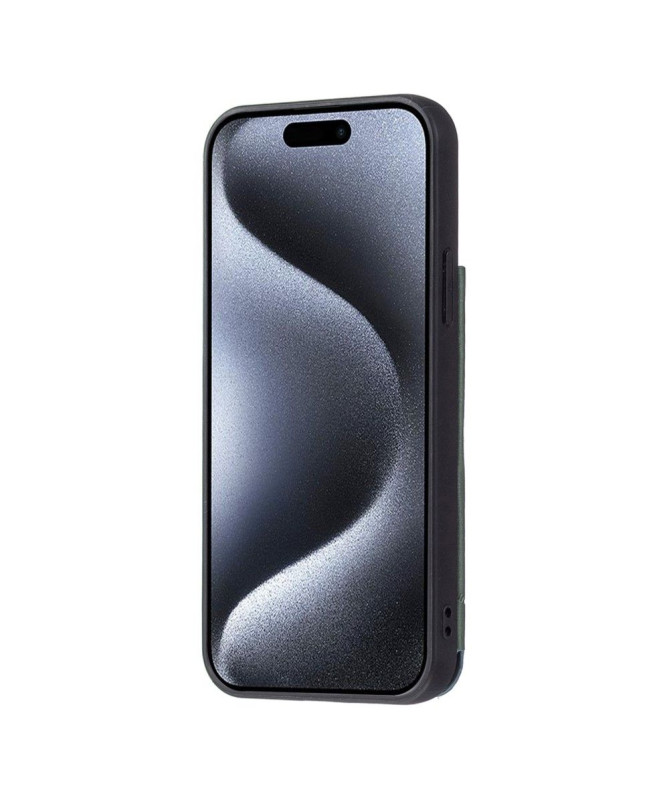 Coque iPhone 15 Pro Porte-Cartes avec Design en V