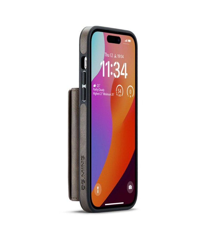 Coque iPhone 14 Pro Porte-Cartes Détachable 2-en-1 DG.MING