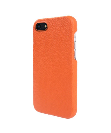 Coque iPhone 7/8/SE (2020/2022) en Cuir à Texture Litchi