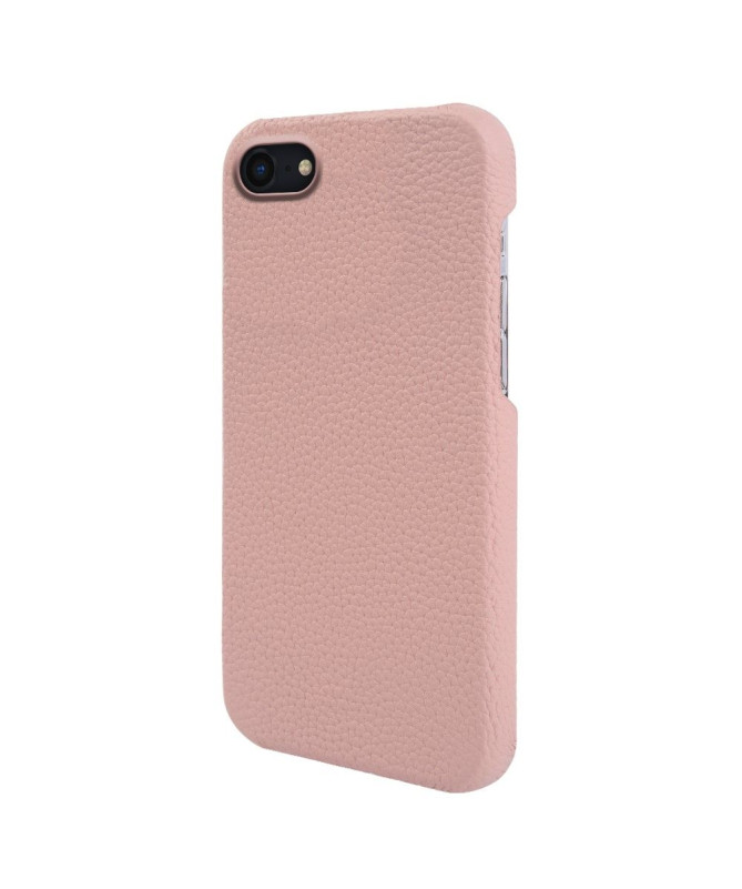 Coque iPhone 7/8/SE (2020/2022) en Cuir à Texture Litchi