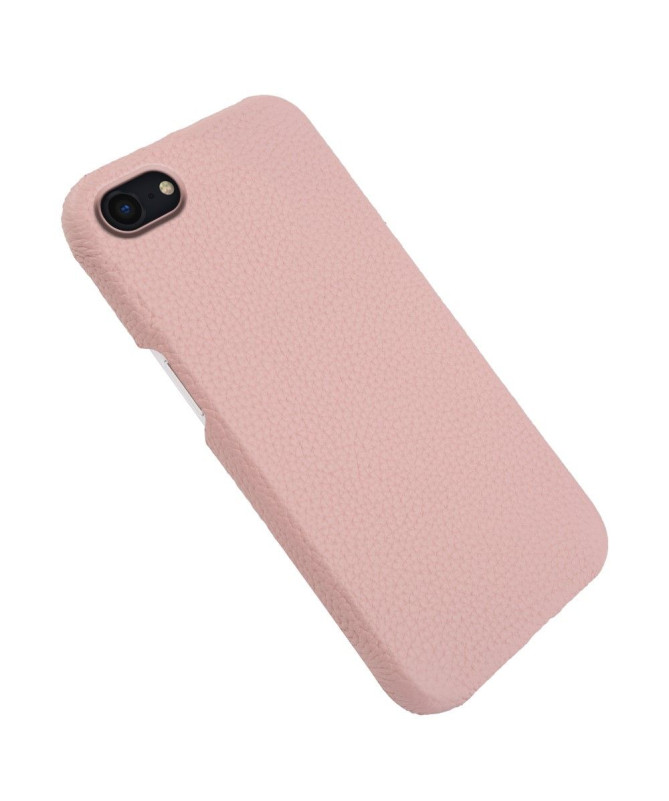 Coque iPhone 7/8/SE (2020/2022) en Cuir à Texture Litchi