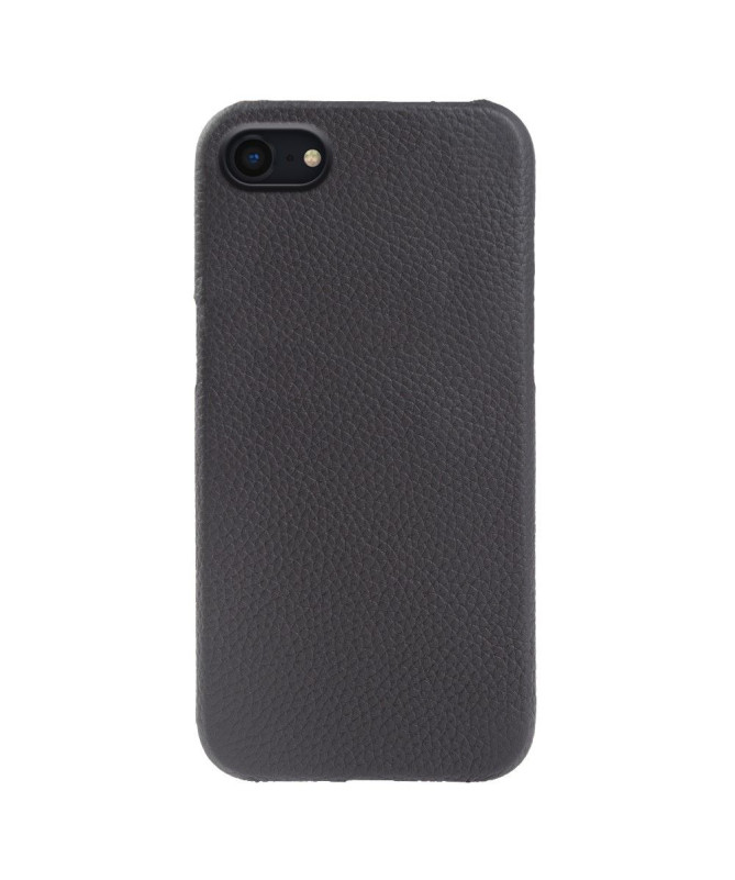 Coque iPhone 7/8/SE (2020/2022) en Cuir à Texture Litchi