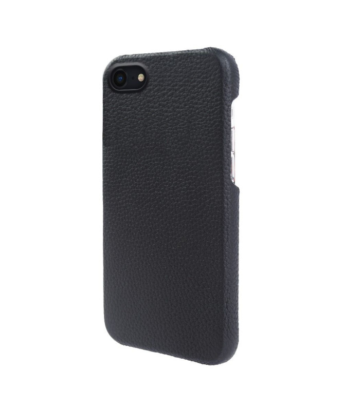 Coque iPhone 7/8/SE (2020/2022) en Cuir à Texture Litchi