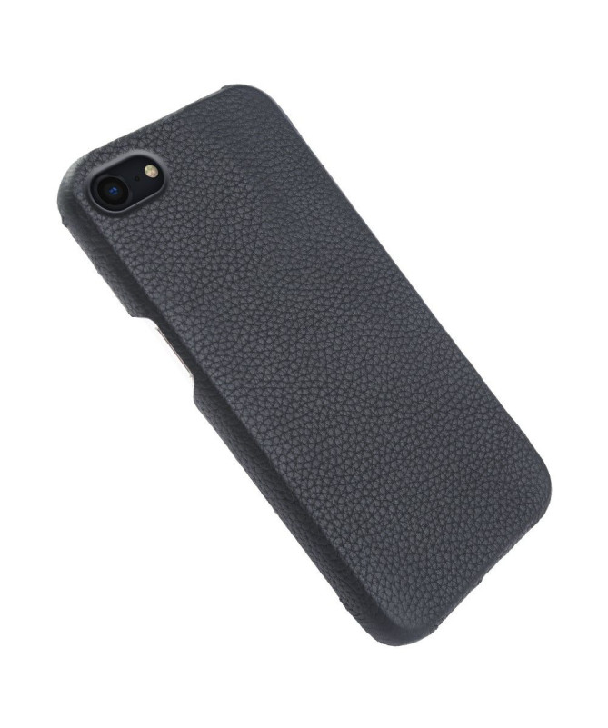 Coque iPhone 7/8/SE (2020/2022) en Cuir à Texture Litchi