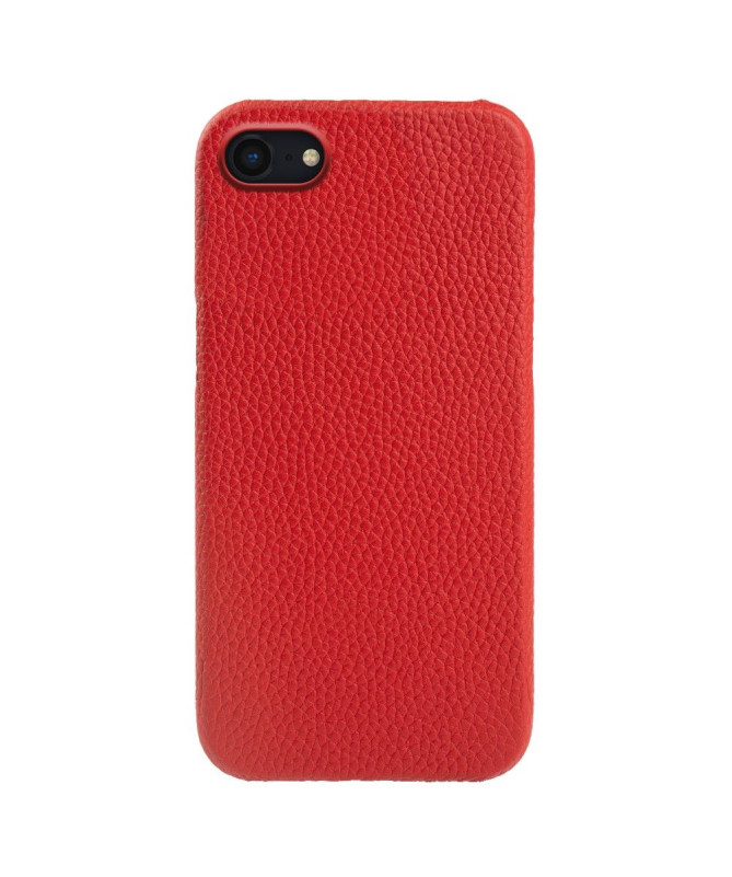 Coque iPhone 7/8/SE (2020/2022) en Cuir à Texture Litchi