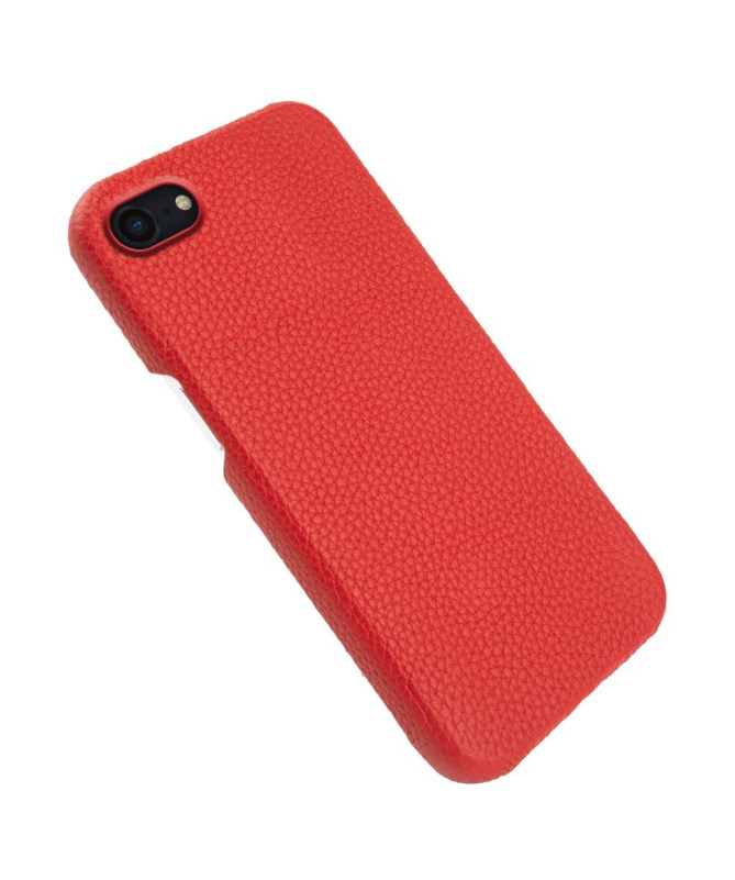 Coque iPhone 7/8/SE (2020/2022) en Cuir à Texture Litchi