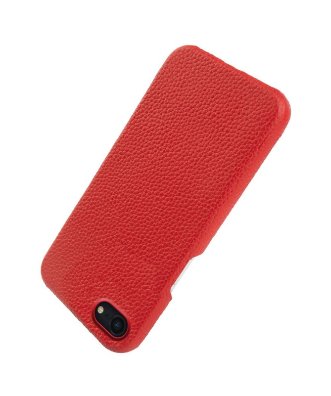 Coque iPhone 7/8/SE (2020/2022) en Cuir à Texture Litchi