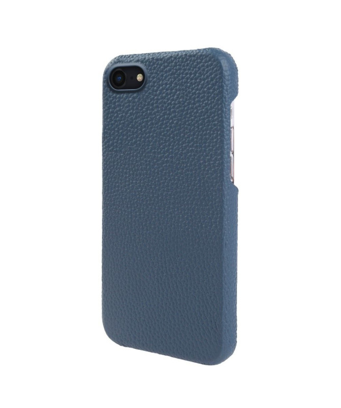 Coque iPhone 7/8/SE (2020/2022) en Cuir à Texture Litchi