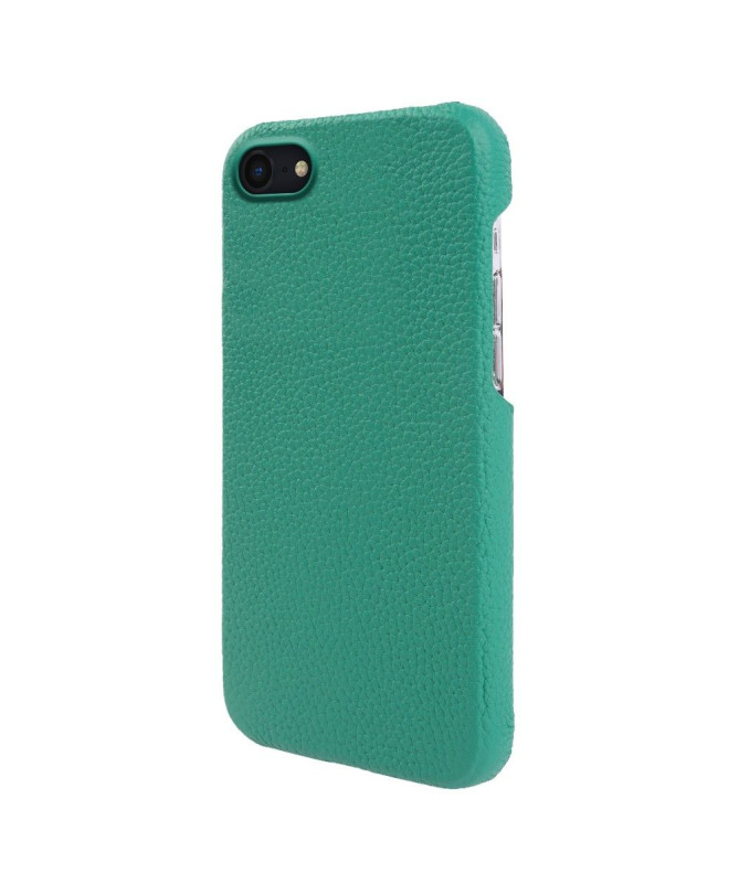 Coque iPhone 7/8/SE (2020/2022) en Cuir à Texture Litchi
