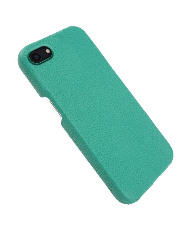 Coque iPhone 7/8/SE (2020/2022) en Cuir à Texture Litchi