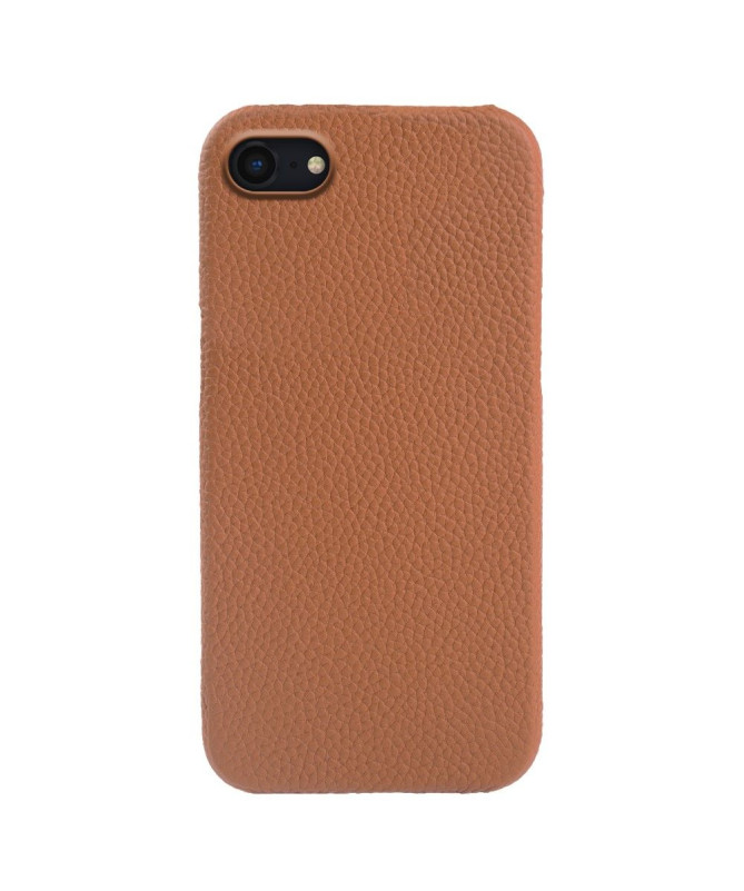 Coque iPhone 7/8/SE (2020/2022) en Cuir à Texture Litchi