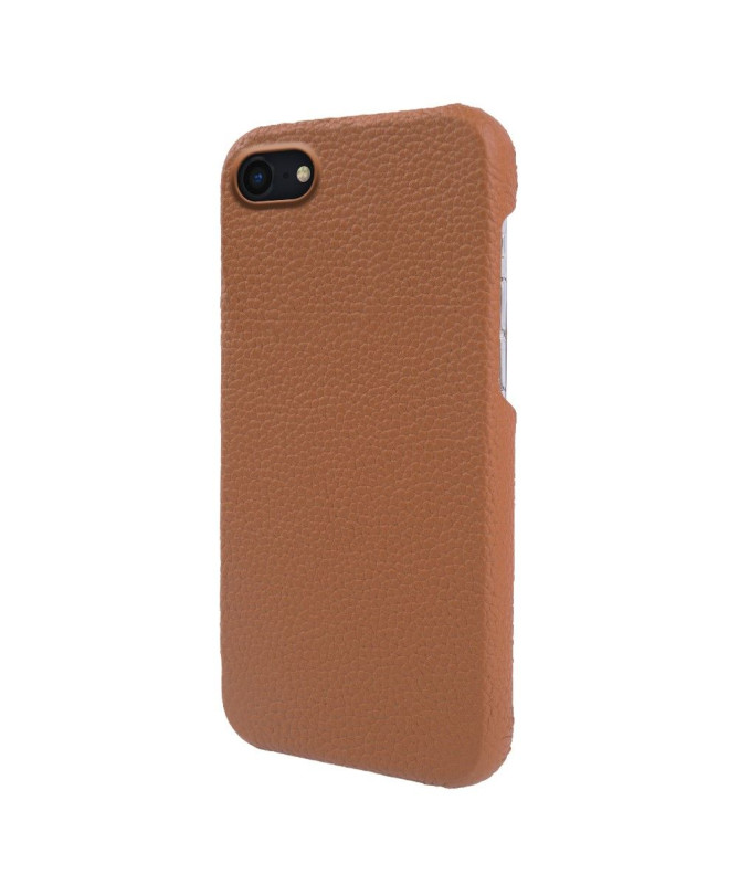 Coque iPhone 7/8/SE (2020/2022) en Cuir à Texture Litchi