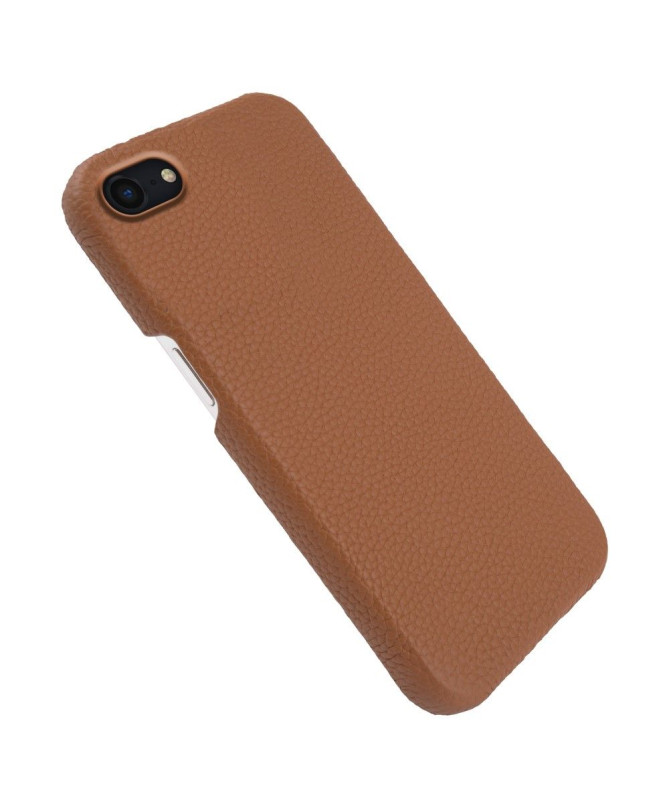 Coque iPhone 7/8/SE (2020/2022) en Cuir à Texture Litchi