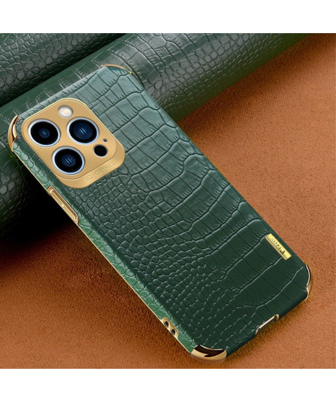 Coque iPhone 14 Pro Max Texture Crocodile