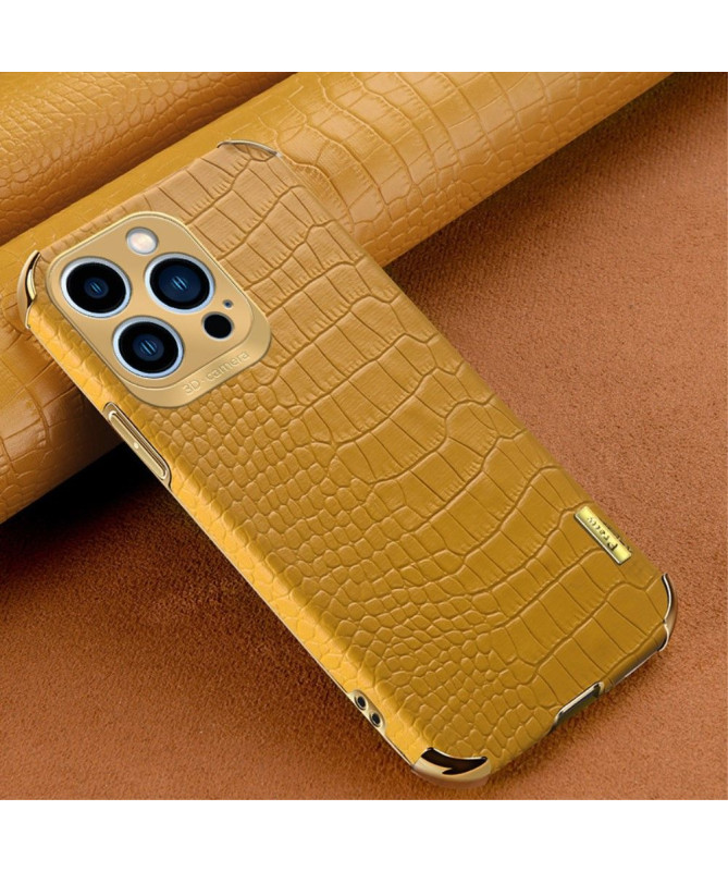 Coque iPhone 14 Pro Max Texture Crocodile