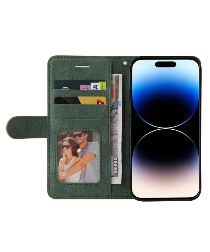 Housse iPhone 15 Pro Bicolore artistique