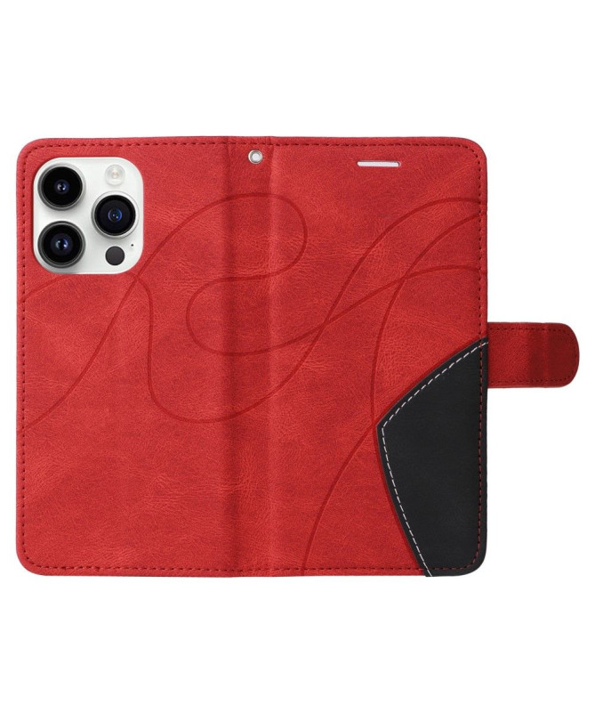 Housse iPhone 15 Pro Bicolore artistique