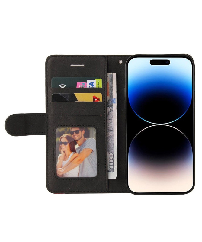 Housse iPhone 15 Pro Bicolore artistique