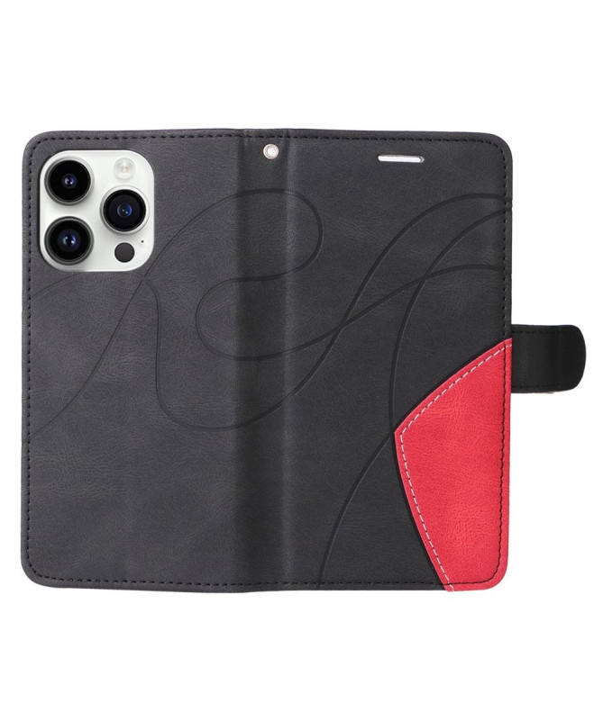 Housse iPhone 15 Pro Bicolore artistique
