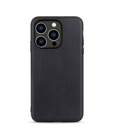 Coque iPhone 15 Pro Cuir Grainé