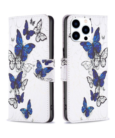 Housse iPhone 15 Pro Multiples Papillons