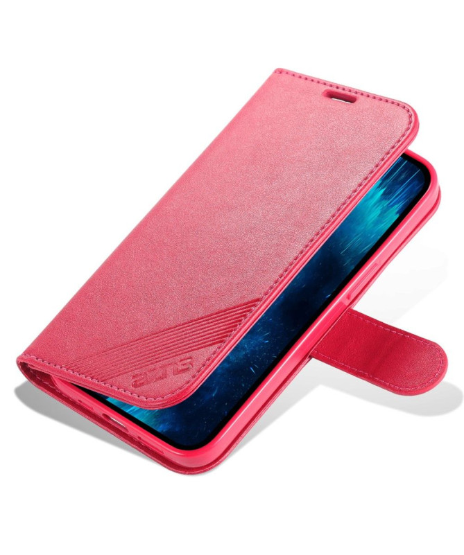 Housse iPhone 15 Pro AZNS simili cuir