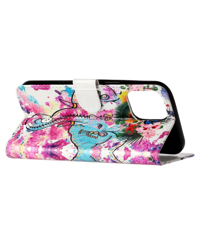 Housse iPhone 15 Pro Éléphant tropical