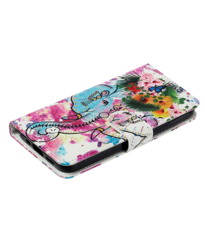 Housse iPhone 15 Pro Éléphant tropical