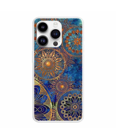 Coque iPhone 15 Pro Mandala Ancien