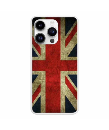 Coque iPhone 15 Pro Drapeau Anglais