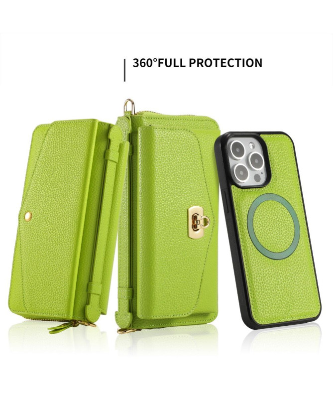 Housse Portefeuille et Coque Cuir Détachable pour iPhone 14 Pro Max