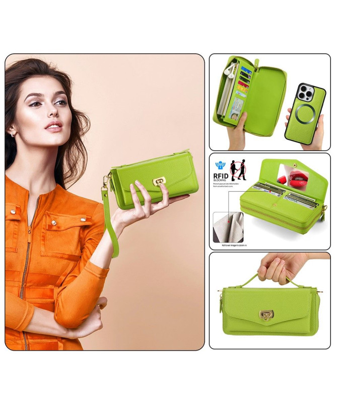 Housse Portefeuille et Coque Cuir Détachable pour iPhone 14 Pro Max