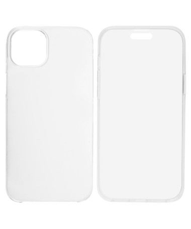 Coque iPhone 15 Avant et Arrière Transparente