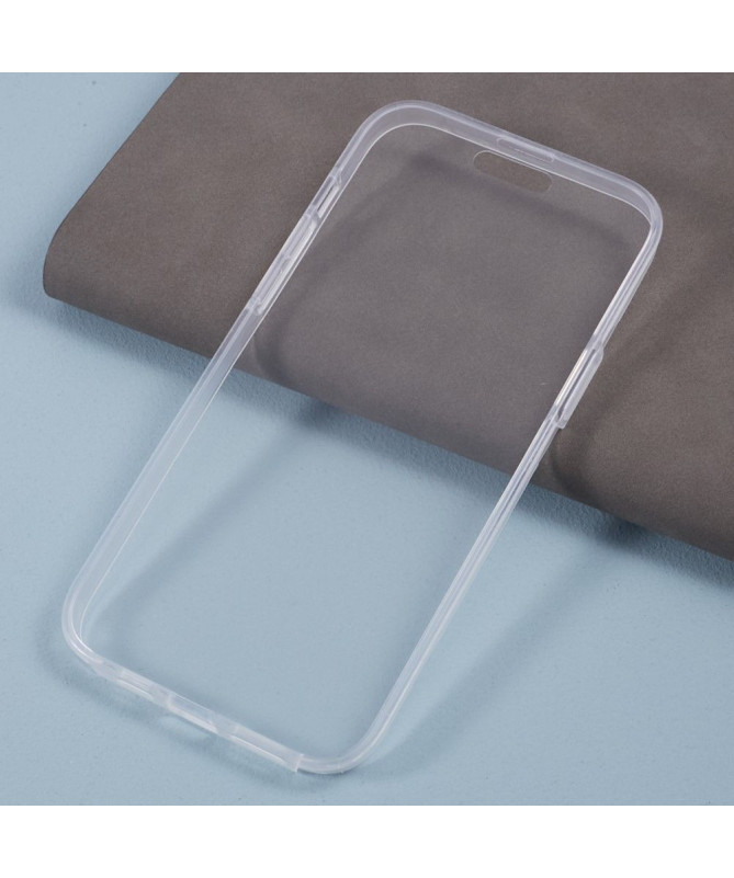 Coque iPhone 15 Avant et Arrière Transparente