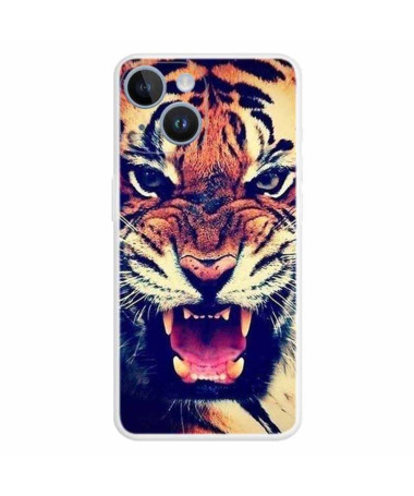 Coque iPhone 15 Tigre Féroce