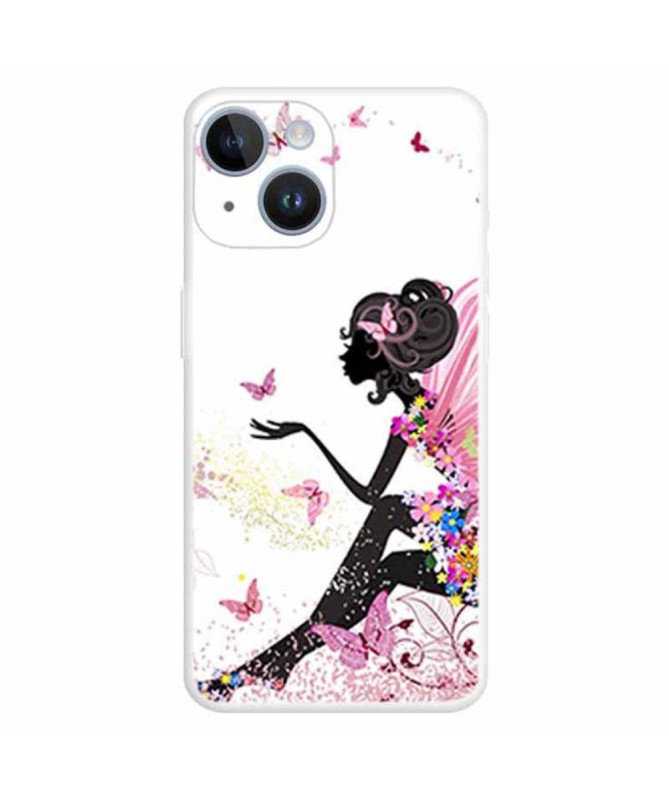 Coque iPhone 15 Femme Papillon