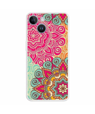 Coque iPhone 15 Mandala Rétro