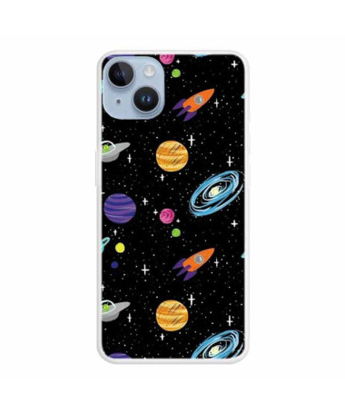 Coque iPhone 15 illustration espace