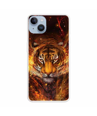 Coque iPhone 15 Tigre de feu