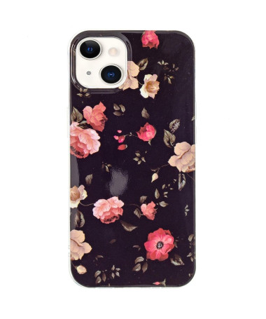 Coque iPhone 15 Luminous Fleurs