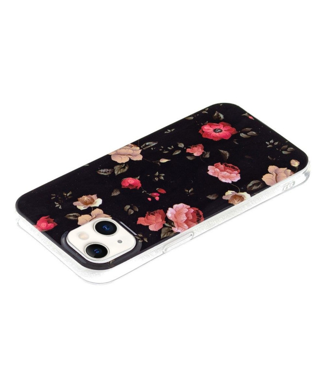 Coque iPhone 15 Luminous Fleurs