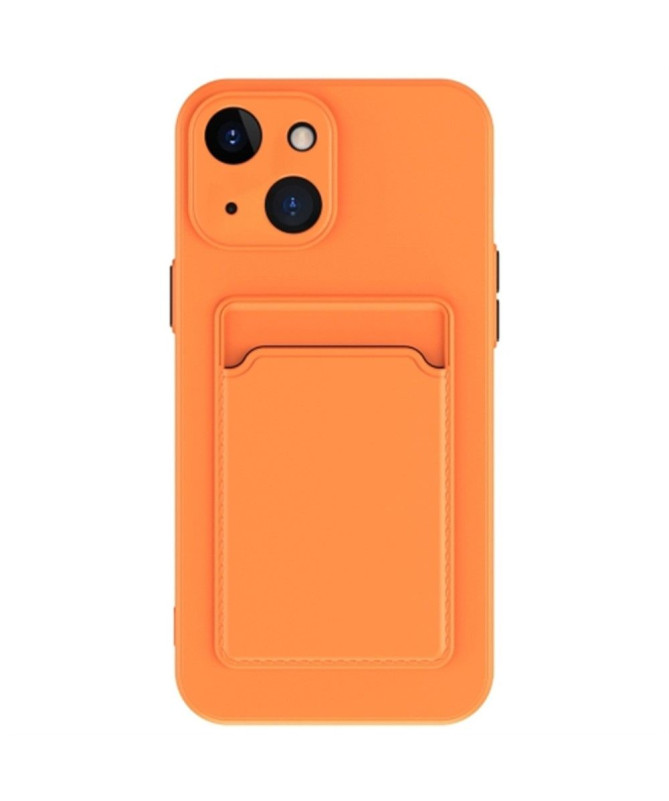 Coque iPhone 15 en silicone porte-carte