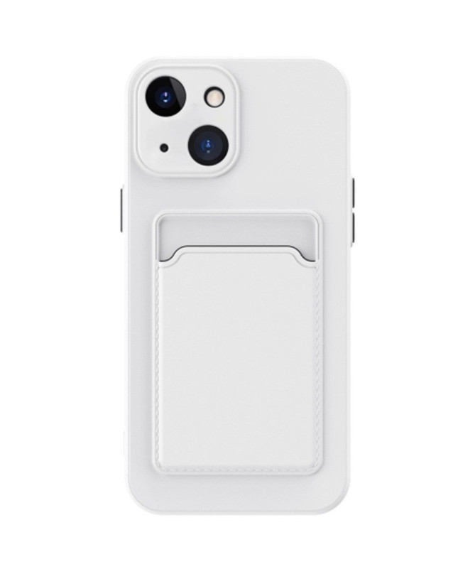 Coque iPhone 15 en silicone porte-carte