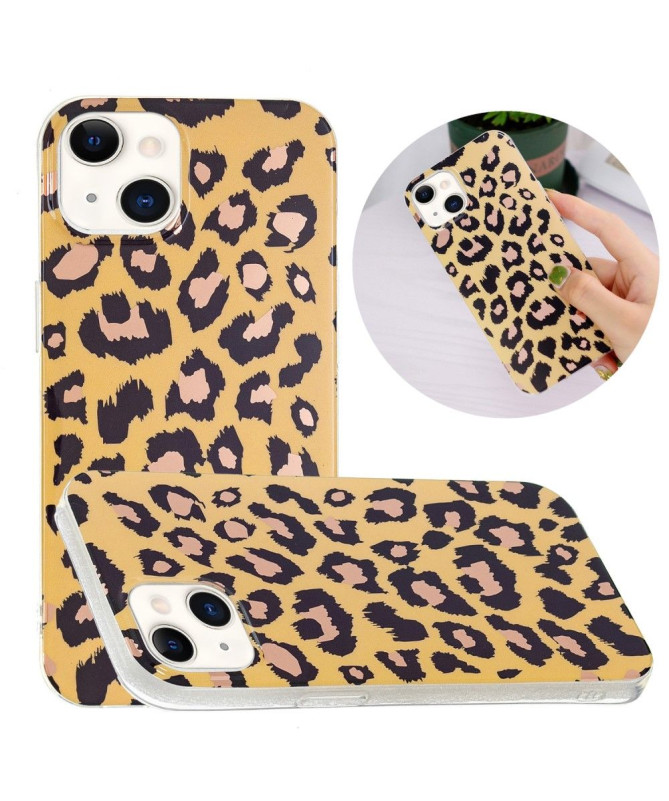 Coque iPhone 15 Léopard