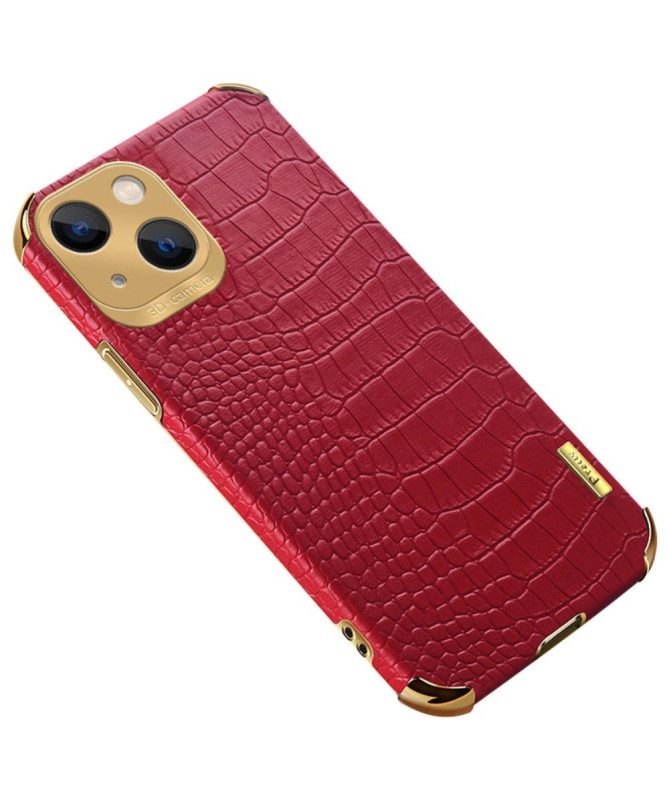 Coque iPhone 15 Texture Crocodile