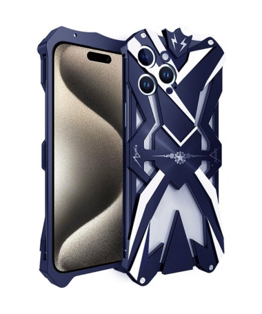 Coque iPhone 15 Pro Max antichoc en alliage d'aluminium