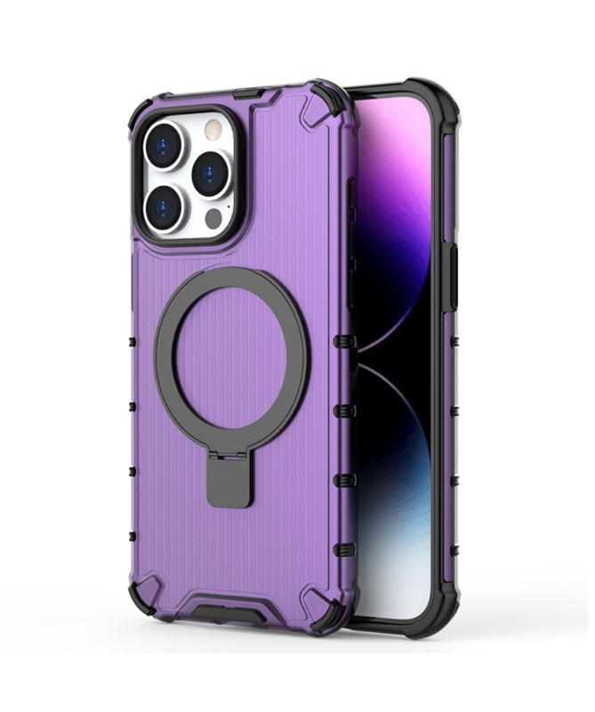 Coque iPhone 12 Pro Max Design à Rayures avec Anneau